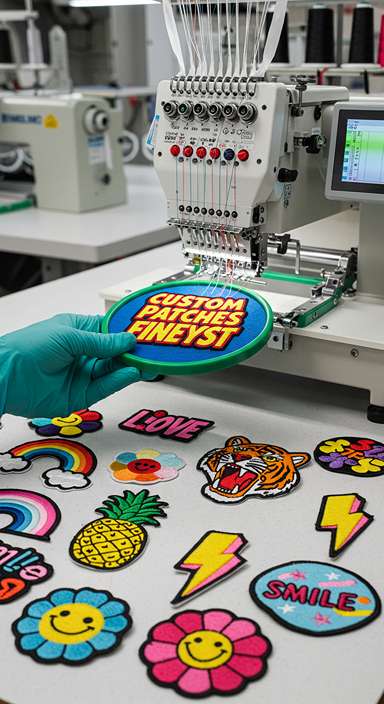 Patch manufacturing machine (mobile)